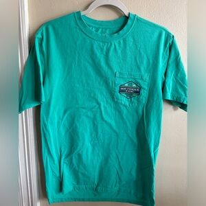 Men’s SMALL: Southern Tide Shirt Turquoise Pocket Tee